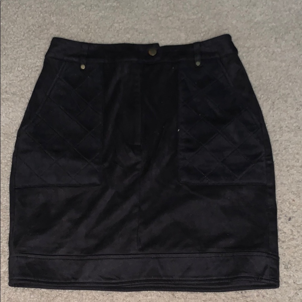 missguided black skirt